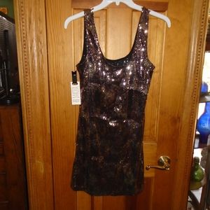Pink sequins mini dress BB Dakota new with tags M